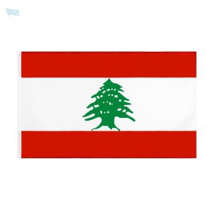 Drapeau Liban fourreau, symbole national en tissu résistant