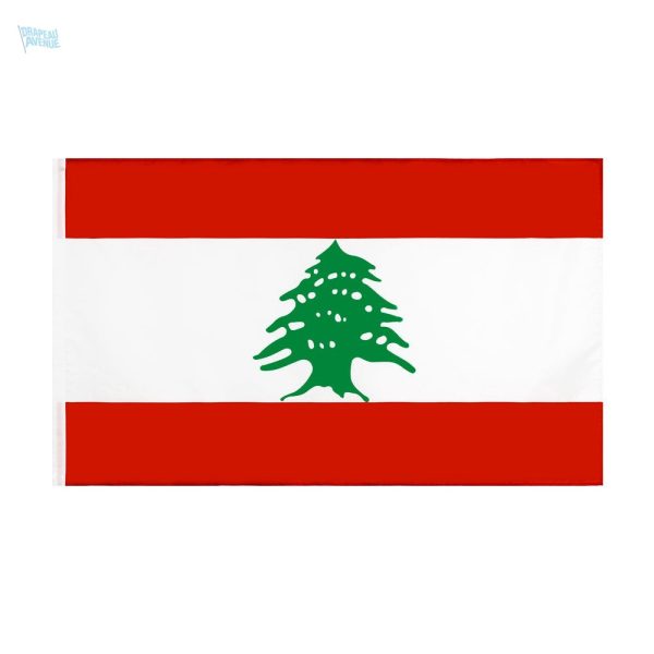 Drapeau Liban fourreau, symbole national en tissu résistant