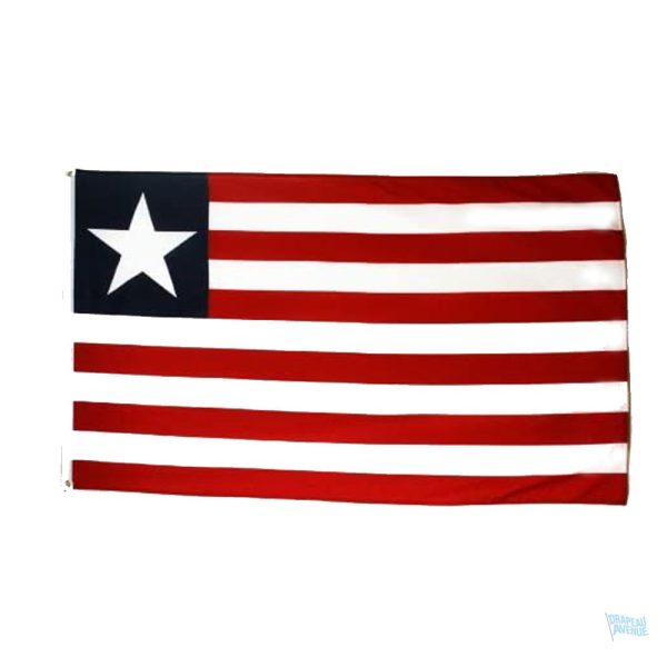 Drapeau Liberia extérieur 60 x 90 cm en tissu résistant