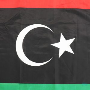 Drapeau Libye en tissu de 60 x 90 cm pour extérieur