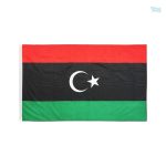 Drapeau Libye extérieur en tissu résistant pour usage extérieur
