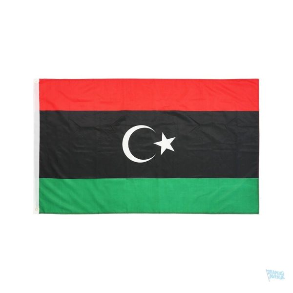 Drapeau géant de la Libye, symbole national