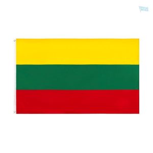 Drapeau Lituanie 128 x 192 cm en tissu résistant