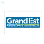 Drapeau Grand Est avec logo officiel