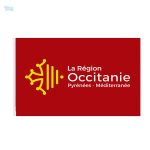 Drapeau logo de la région Occitanie