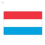 Drapeau Luxembourg avec 4 œillets pour une installation facile