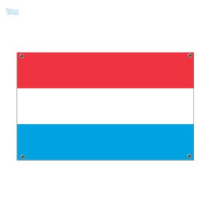 Drapeau Luxembourg avec 4 œillets pour une installation facile