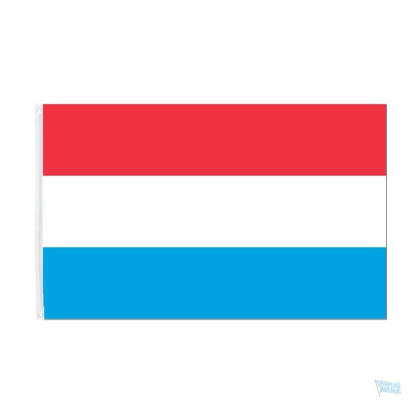 Drapeau Luxembourg 60 x 90 cm en tissu résistant