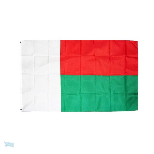 Drapeau Madagascar extérieur en tissu résistant pour usage extérieur