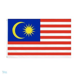 Drapeau Malaisie 90 x 150 cm en tissu durable