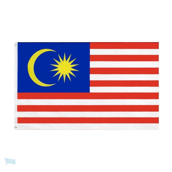 Drapeau Malaisie 90 x 150 cm en tissu durable