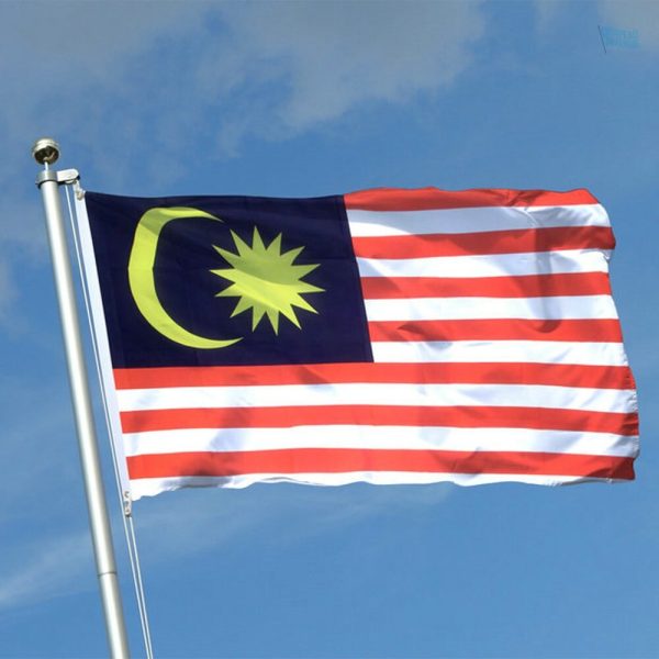 Drapeau Malaisie, symbole national pour affichage en extérieur