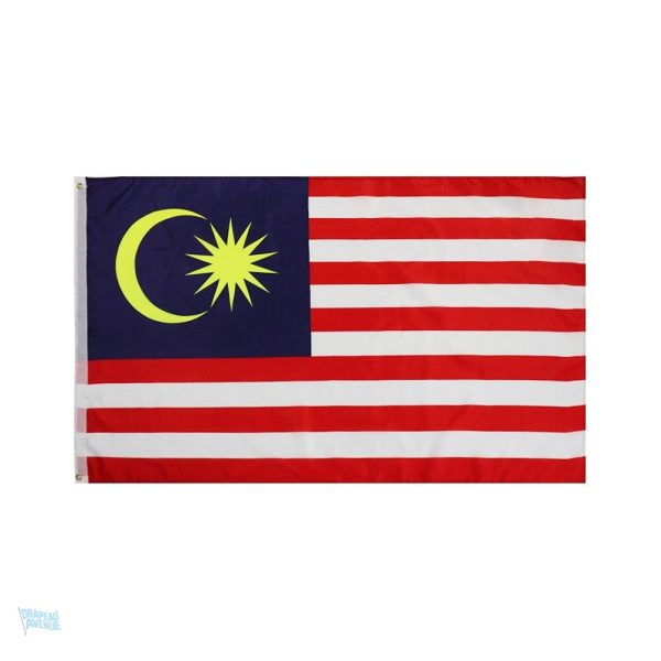 Drapeau Malaisie en polyester durable et coloré
