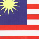 Drapeau Malaisie en tissu 100% polyester