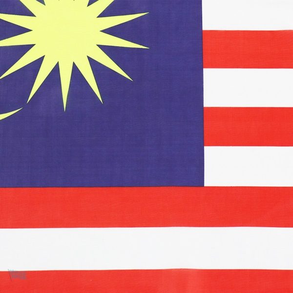 Drapeau Malaisie en tissu 100% polyester