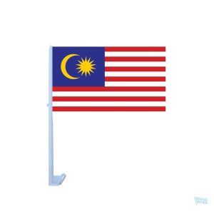 Drapeau Malaisie pour voiture, design coloré et symbolique