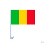 Drapeau du Mali pour voiture, support de fierté nationale