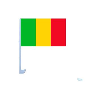Drapeau du Mali pour voiture, support de fierté nationale