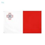 Drapeau Malte 90 x 150 cm en polyester durable