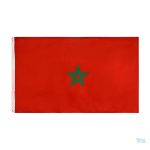 Drapeau Maroc 90 x 150 cm en tissu résistant
