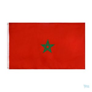Drapeau Maroc 90 x 150 cm en tissu résistant