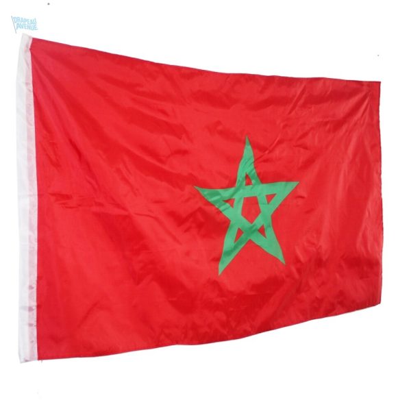 Drapeau marocain pour décoration extérieure