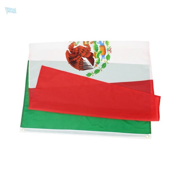 Drapeau Mexique, 60 x 90 cm, accessoire festif