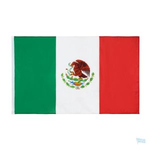 Drapeau Mexique fourreau en tissu résistant pour décoration