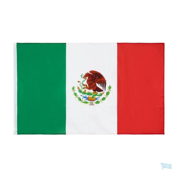 Drapeau Mexique fourreau en tissu résistant pour décoration