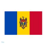 Drapeau géant de la Moldavie