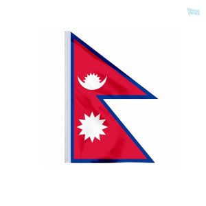 Drapeau Népal fourreau, emblème national du Népal