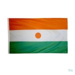 Drapeau Niger fourreau, symbole national en tissu résistant