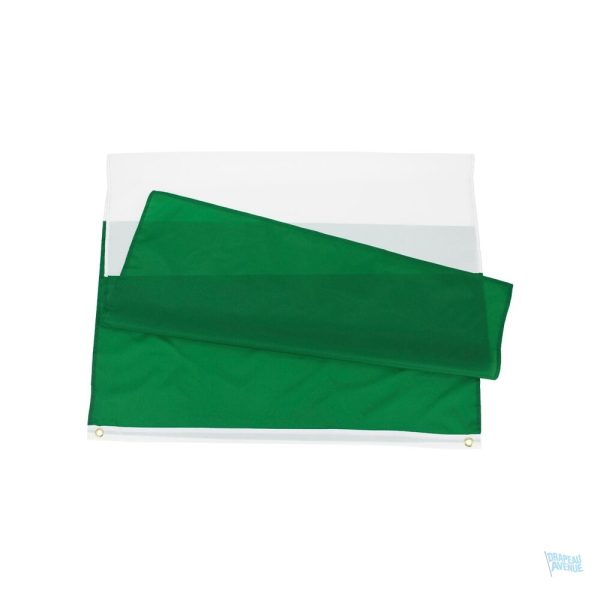 Drapeau Nigeria en tissu 128 x 192 cm pour extérieur et intérieur