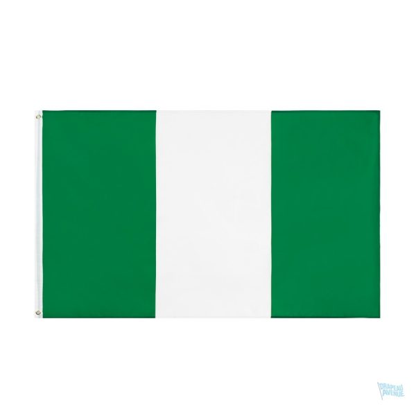 Drapeau Nigeria 60 x 90 cm en polyester