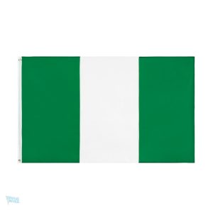Drapeau Nigeria 90 x 150 cm en polyester durable