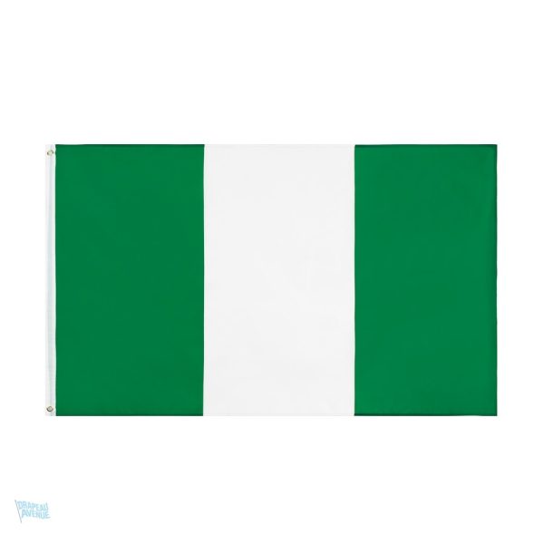 Drapeau Nigeria 90 x 150 cm en polyester durable