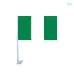 Drapeau Nigeria pour voiture, symbole du pays sur véhicule