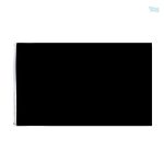 Drapeau noir uni pour décoration et événements à thème