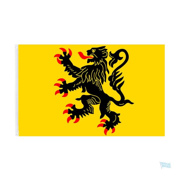 Drapeau du Nord-Pas-de-Calais en tissu résistant