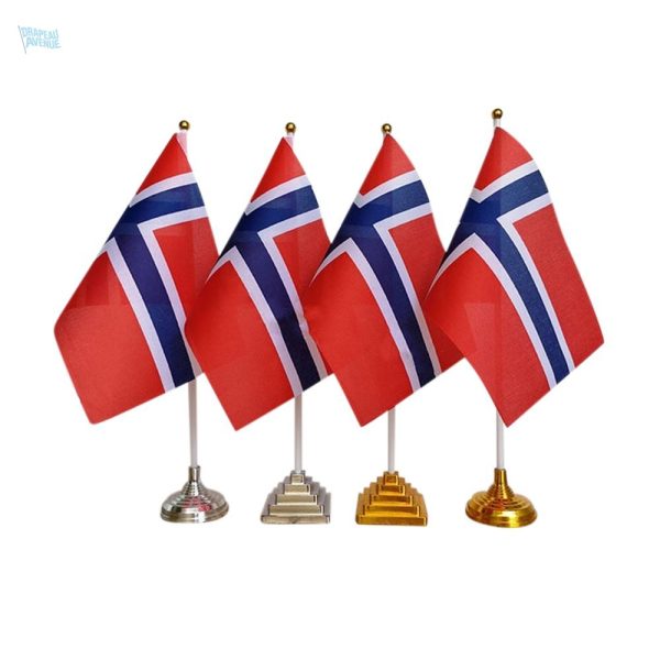 Drapeau Norvège de table pour décoration intérieure