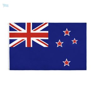 Drapeau géant de la Nouvelle-Zélande, affichage patriotique