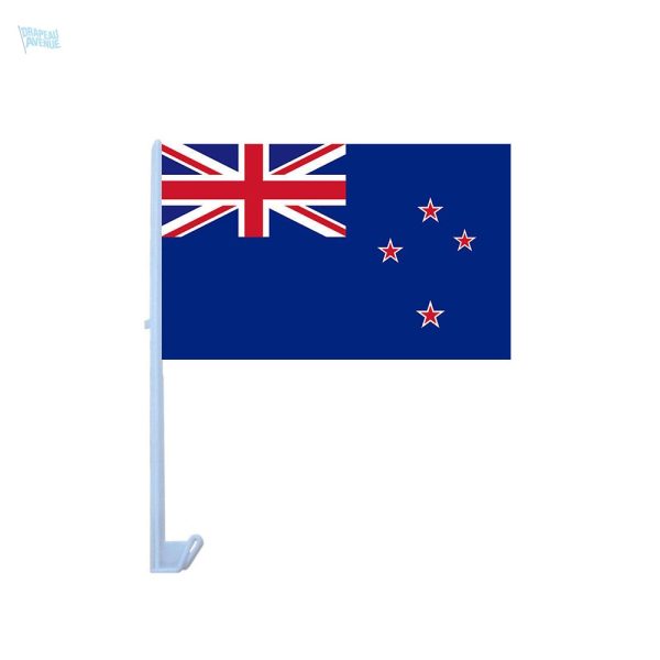 Drapeau Nouvelle-Zélande pour voiture, design coloré et distinctif