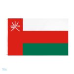 Drapeau Oman 60 x 90 cm en tissu résistant