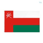 Drapeau Oman 90 x 150 cm en polyester