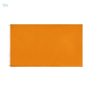 Drapeau orange vif pour événements festifs et thématiques