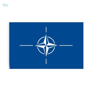 Drapeau OTAN dans un design symbolique et représentatif