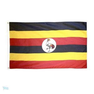 Drapeau Ouganda 90 x 150 cm