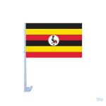 Drapeau Ouganda pour voiture, symbole national coloré