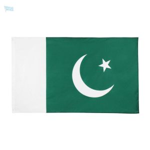 Drapeau Pakistan en fourreau, symbole national du pays