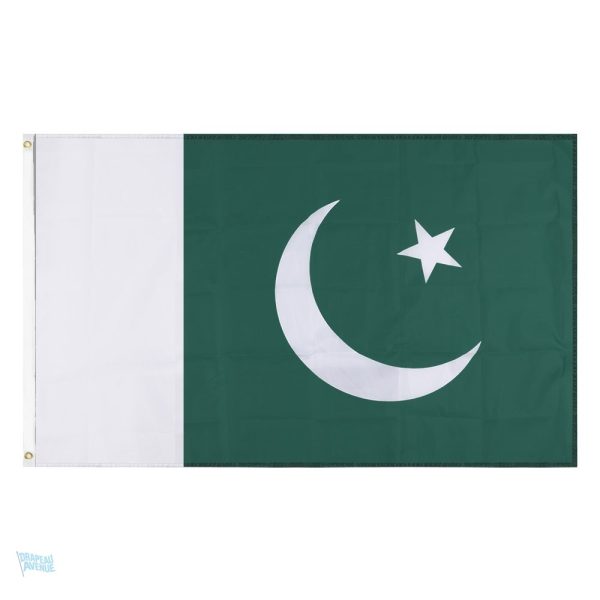 Drapeau du Pakistan en polyester durable